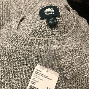 Roots Snowy Fox Waffle Crew